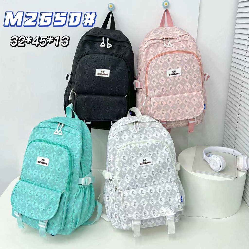 Balo thời trang nam nữ unisex thiết kế vân nổi nhiều màu kiểu dáng ulzzang hàn quốc dễ thương 2650