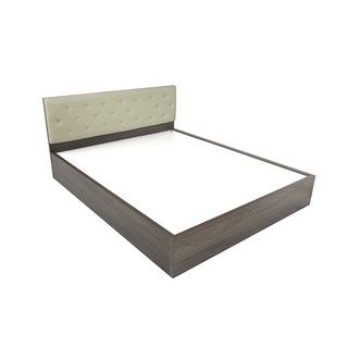  Giường ngủ MDF nhập khẩu có đầu nệm thương hiệu Hoàng Lê Mộc