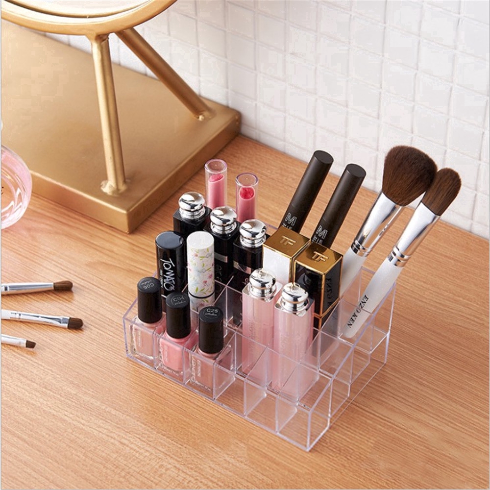 [Hàng mới về] Khay đựng cọ trang điểm 24 ngăn tiện lợi
