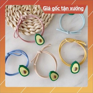 - Dây buộc tóc,dây chun buộc tóc hình quả bơ siêu cute