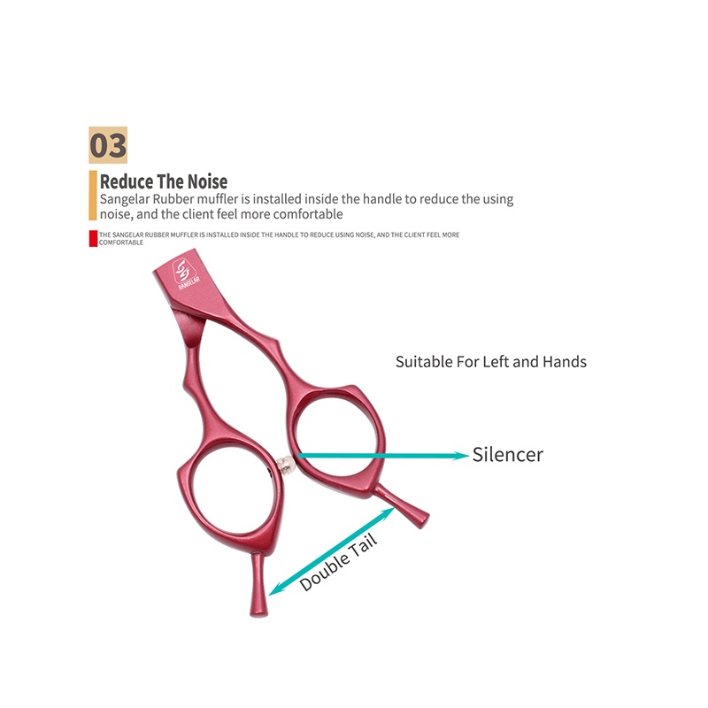 Kéo Cắt Tỉa Lông Thú Cưng Hình Xương Cá 6.5 inch 35% - 50% DIY