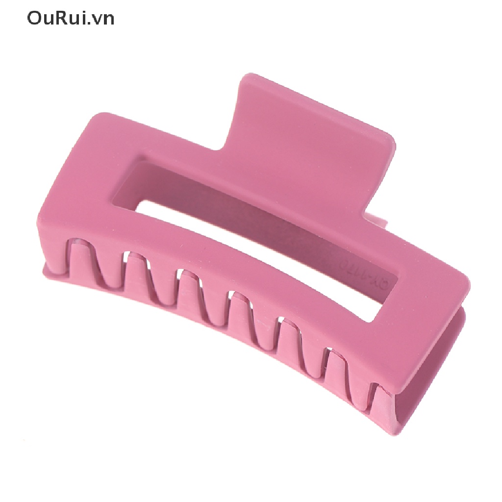 1 Kẹp Tóc Càng Cua Hình Vuông Đơn Giản Dành Cho Nữ {OuRui.vn}