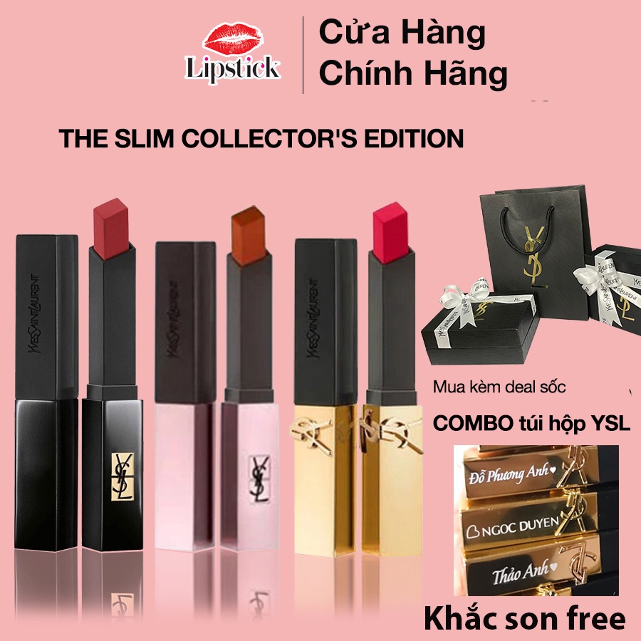 Son Lì YSL Rouge Pur Couture The Slim 28 True Chili