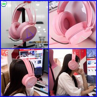 [Mua tặng crush] Tai nghe chơi game DAREU EH722s Âm thanh giả lập 7.1 - Phiên bản màu hồng kute - Bảo hành 12 tháng