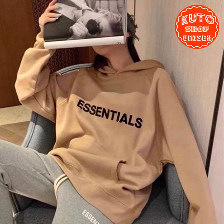 ÁO HOODIE ESSENTIALS In Pet Siêu Bền Đẹp