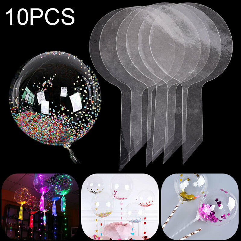 Set 10 Bong Bóng Trong Suốt Trang Trí Tiệc
