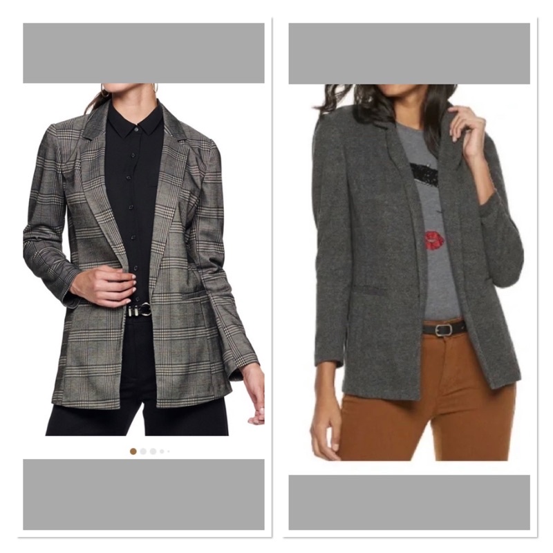 Các mẫu áo Blazer 1 lớp co giản dư xịn