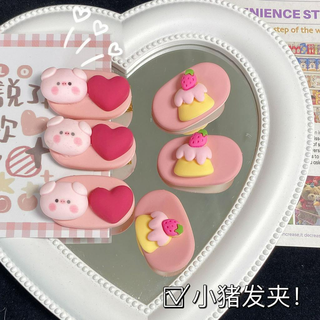 ✨✨Kẹp TóC HìNh BáNh TráI Tim Dễ Thương