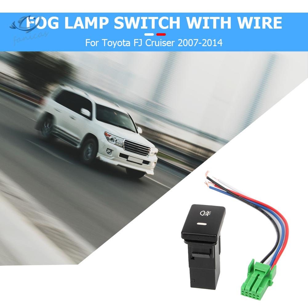 Nút bấm điều khiển đèn sương mù 4 dây màu vàng cho Toyota