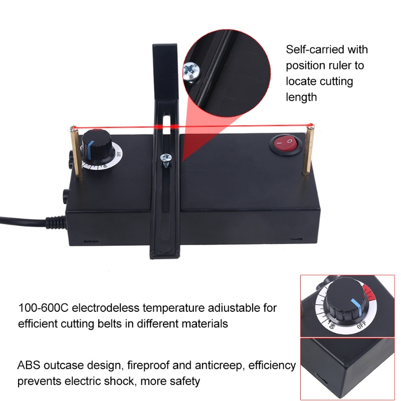 Máy cắt ruy băng làm đồ thủ công phát nhiệt dùng tại nhà DIY chuẩn phích cắm EU US