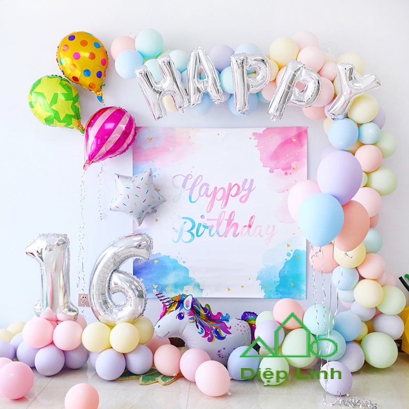 Sỉ Bóng Bay Màu PASTEL [macaron] 100 quả 10” 25cm siêu đẹp, super rẻ SỈ 30K