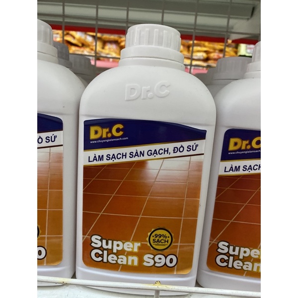 Dr.C Super Clean S90 - Tẩy xi măng, vệ sinh sàn gạch, tẩy rêu mốc