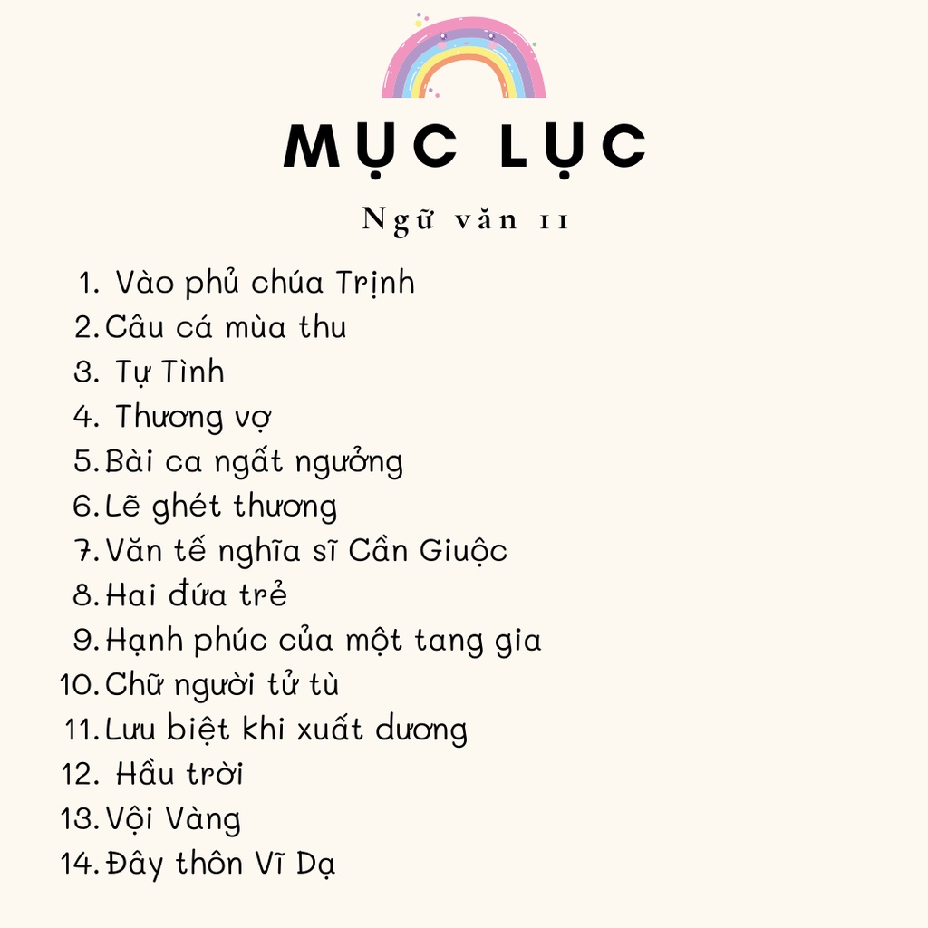 CŨ - Sticker nhãn dán văn học 11, tiêu đề văn học 11, ngữ văn 11| AIMÉE
