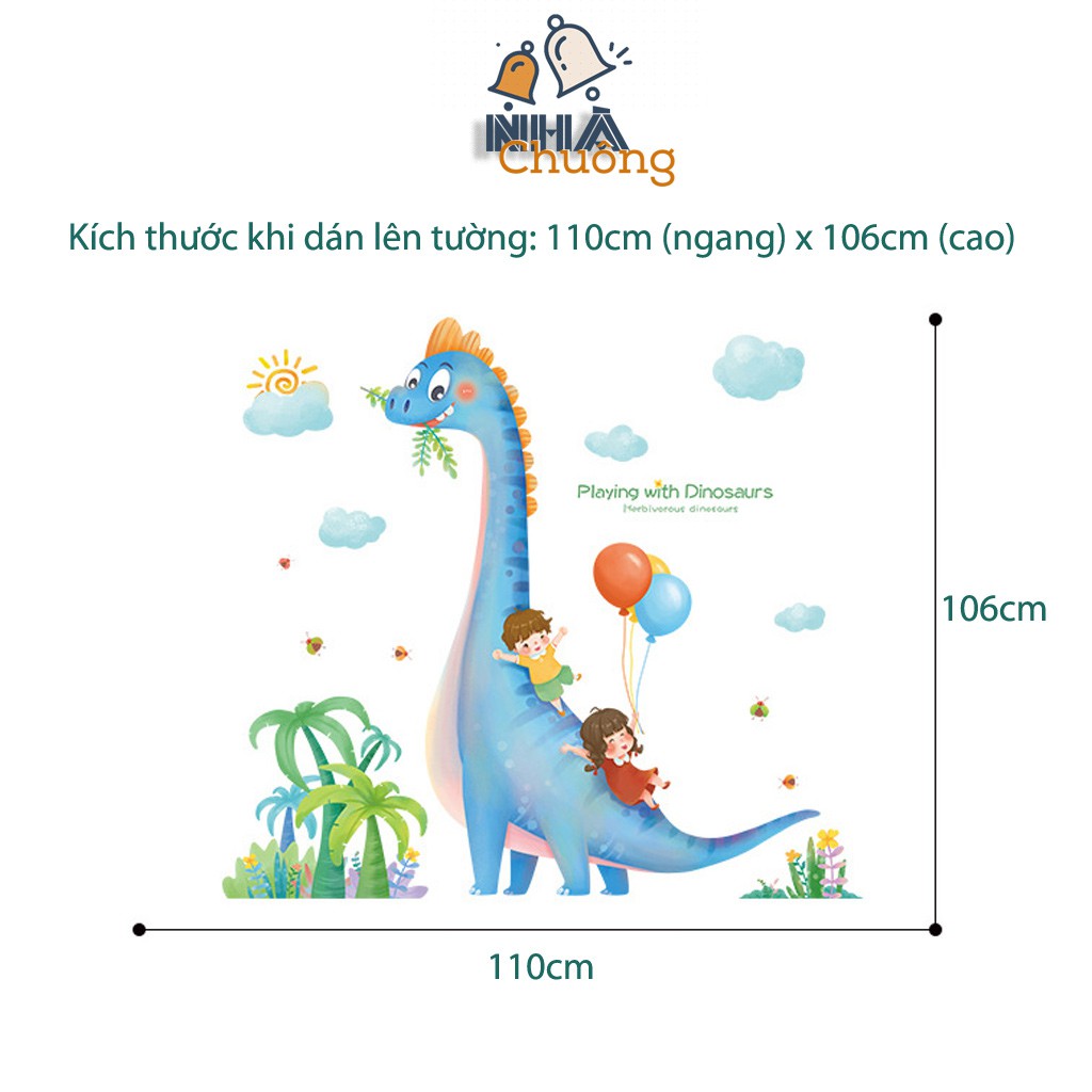 Decal tranh dán tường cho bé, giấy dán tường trang trí phòng ngủ, góc học tập C61