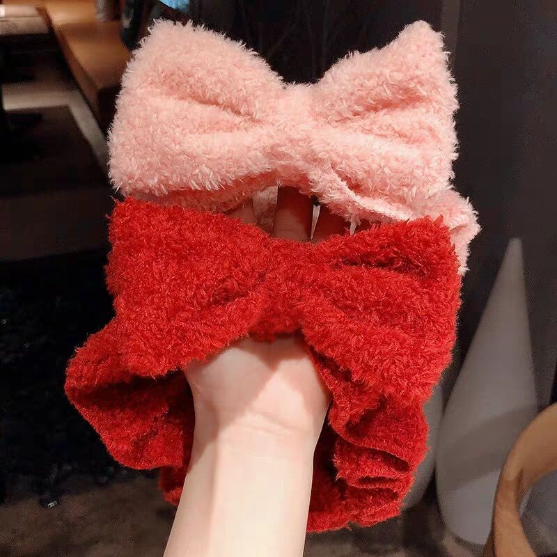 Băng Đô Rửa Mặt Thắt Nơ Kiểu Hàn Quốc Đơn Giản