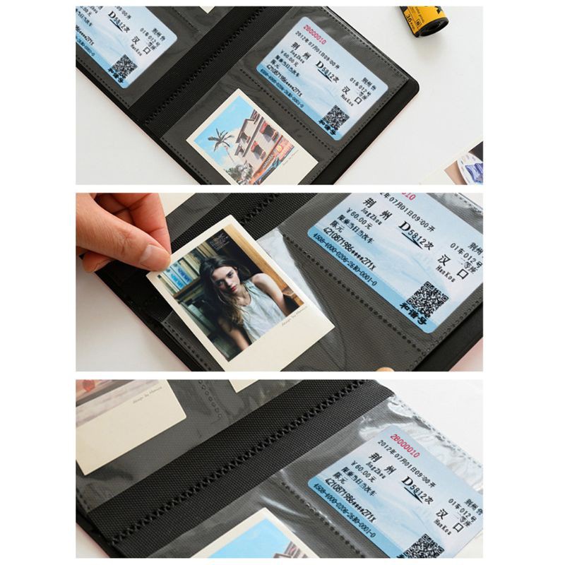 Album Ảnh 64 Ngăn 3 Inch Cho Fujifilm Instax Mini Films 9 8 7s 90 70 25 Giá Đỡ