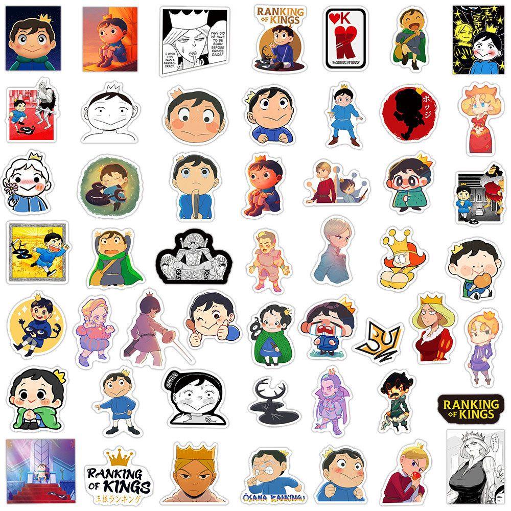 PEWANY Bộ 50 Miếng Dán Anime Chống Nước Trang Trí Vali / Xe Máy / Guitar / Văn Phòng / Trường Học