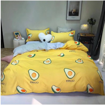 Bộ Ga Giường Kèm Vỏ Gối 3 Món Poly Cotton 1m5x2m-1m6x2m,chọn mẫu trên bài