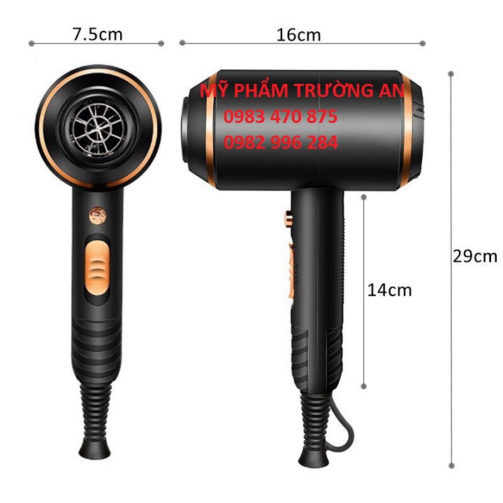 MÁY SẤY KEMY KM-8896 SIÊU CÔNG SUẤT 4000W MẠNH MẼ VỚI 2 LUỒNG KHI NÓNG LẠNH CHUYÊN NGHIỆP PHÙ HỢP MỌI LOẠI TÓC