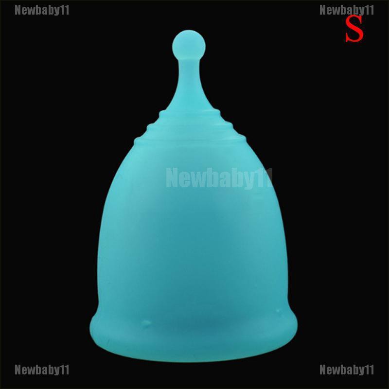 [COD Newb] Cốc Nguyệt San Bằng Silicon Mềm Cấp Y Tế Hình Mặt Trăng Cho Nữ period Vệ Sinh