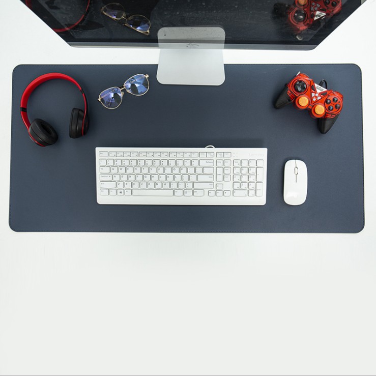 Lót Chuột Mouse Pad, Thảm Da Trải Bàn Làm Việc DeskPad Cỡ Lớn Chống Nước Cao Cấp