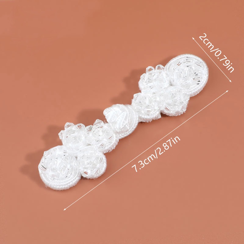 Set 2 Nút Thắt Phong Cách Trung Hoa May Áo Choàng / Áo Choàng / Áo Khoác Đính Hạt