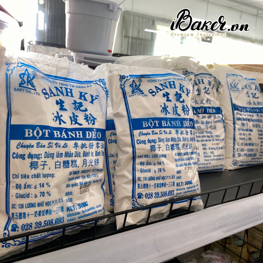Bột bánh dẻo Sanh Ký - Loại thường/ Làm nhân bánh trung thu, bánh in