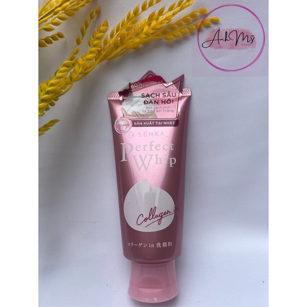 Sữa Rửa Mặt Senka Perfect Whip Collagen in