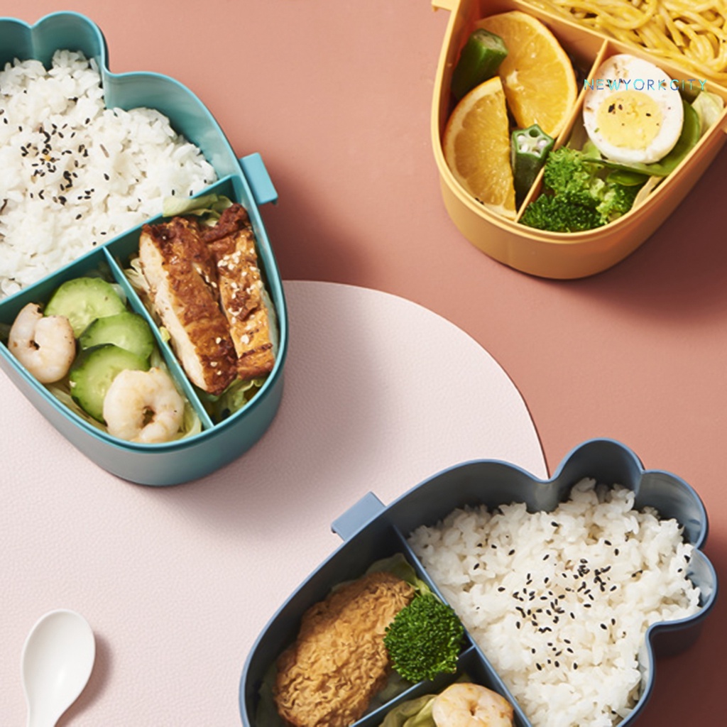 1 Bộ Hộp Cơm Trưa Hình Củ Cà Rốt Hoạt Hình Dành Cho Trẻ Em