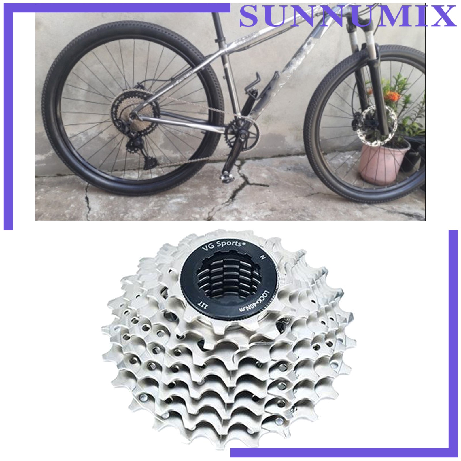 Líp Xe Đạp Địa Hình Sunnimix 8 9 10 Tốc Độ 11-25t / 46t