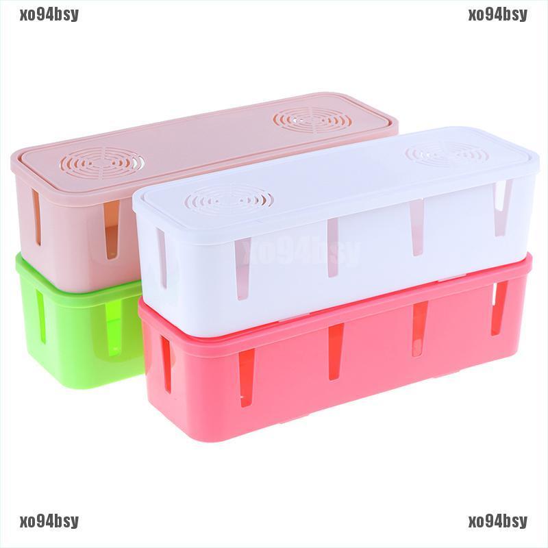 [xo94bsy]Table Cable Power Plug Storage Box Case Cord Wire Socket Safety Tidy Or