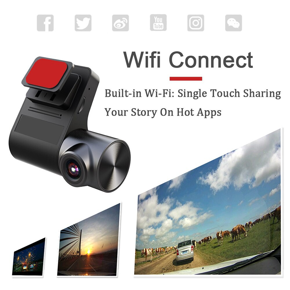 Camera Hành Trình V2 Wifi Cho Màn Android Độ Phân Giải 1080P Cảnh Báo Va Chạm | BigBuy360 - bigbuy360.vn