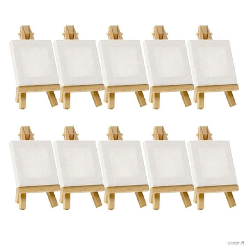 Tranh vải canvas mini màu trắng tự hoàn thành