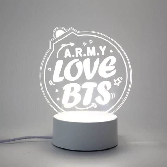 Đèn ngủ BTS (ARMY LOVE BTS) 3 chế độ sáng