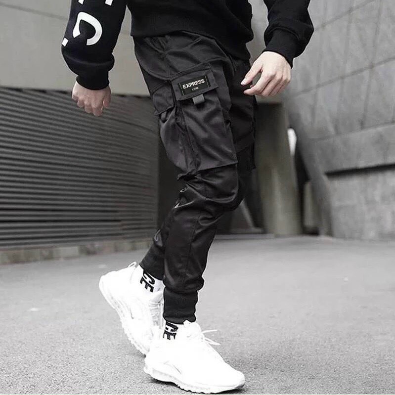 Quần jogger nam chất kaki túi hộp phong cách hàn