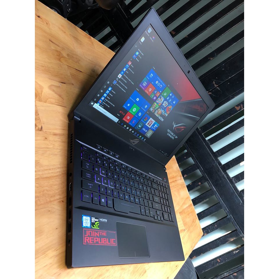 Laptop Asus Zephyrus GU501GM, i7 8750H, 16G, 128G+1T, GTX1060 6G, 99%