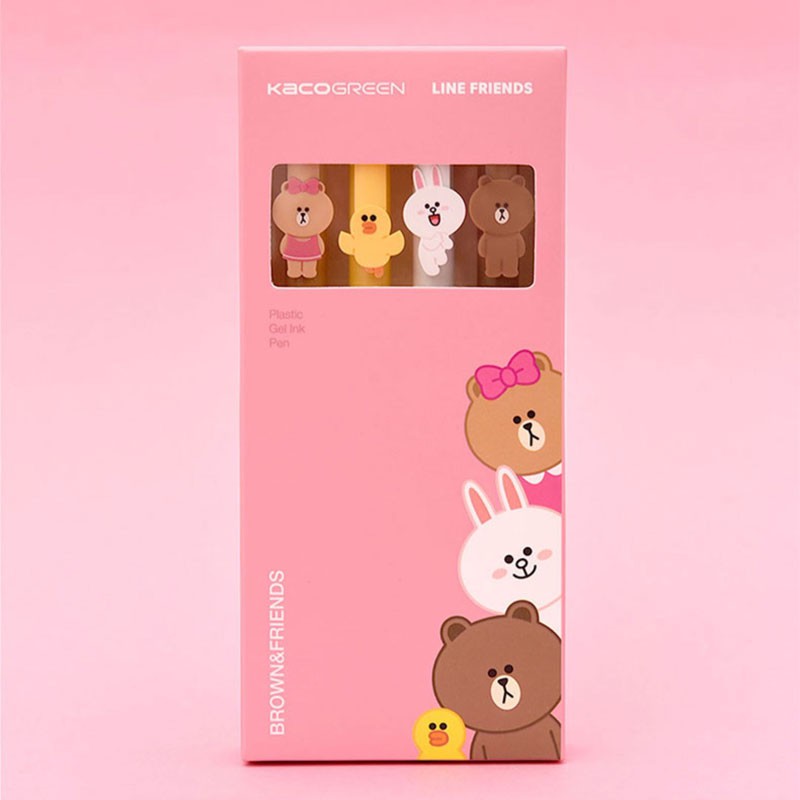 Bút Kaco LINE FRIENDS ngòi 0.5mm