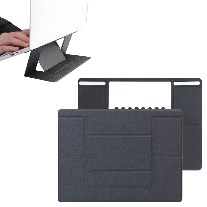 Giá Đỡ Laptop Bằng Da PU Có Thể Điều Chỉnh Thoải Mái Tiện Dụng