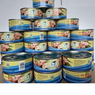 48 lon cá Ngừ ngâm dầu dang chunk