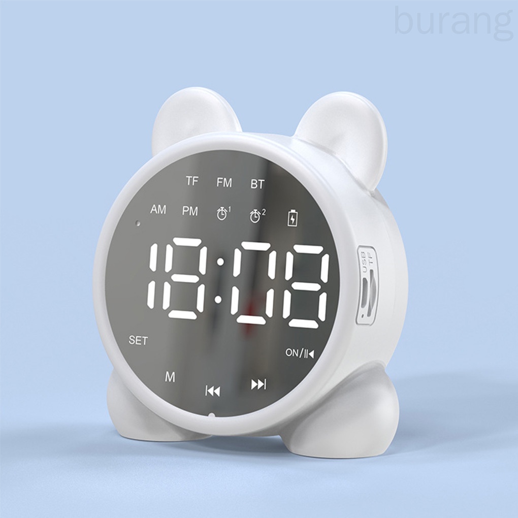 Đồng hồ báo thức có đèn LED đa năng có thể sạc lại tiện dụng