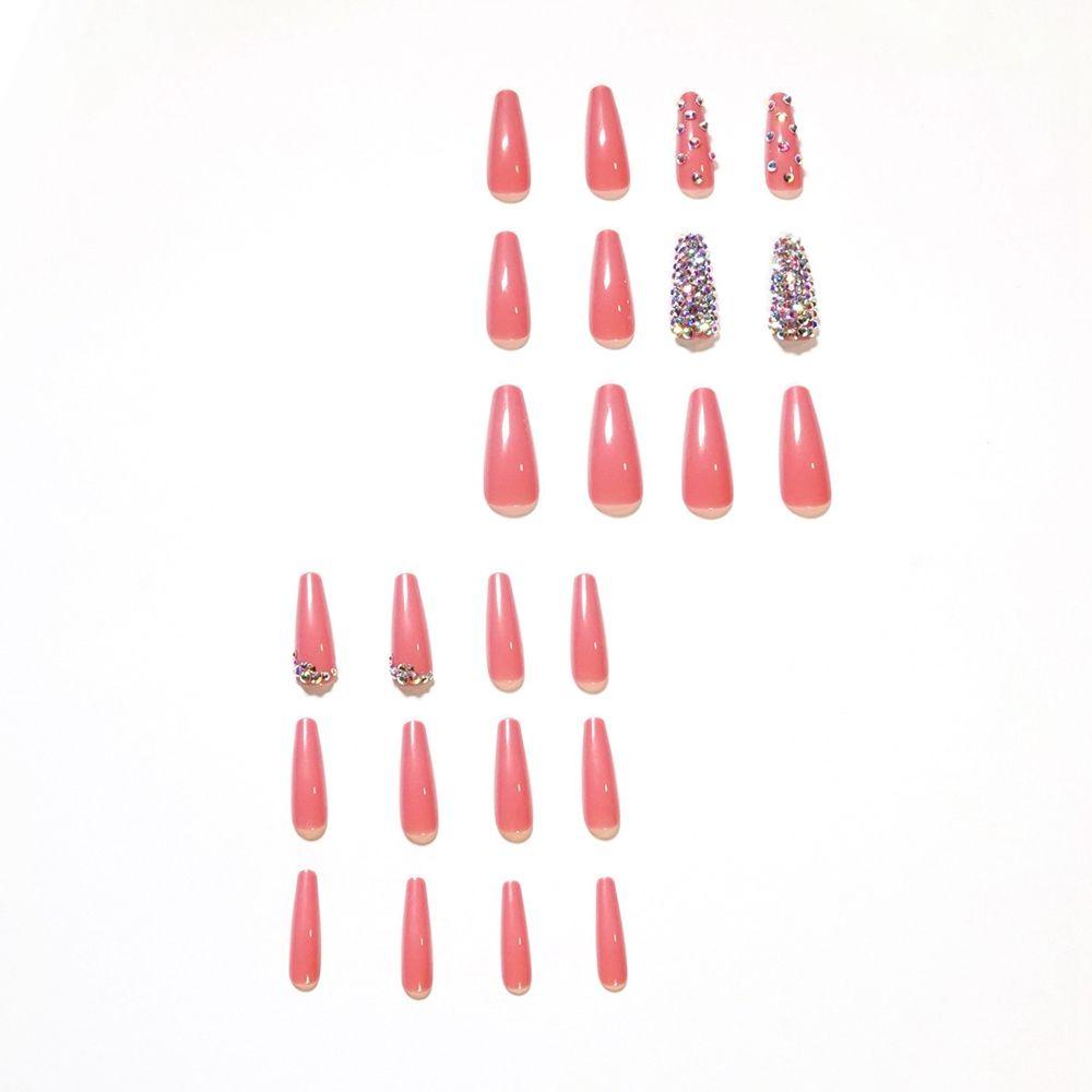 Hộp 24 Món Đồ Chơi HECCEH Chất Lượng Cao|Bộ Móng Tay Giả Múa Ba Lê