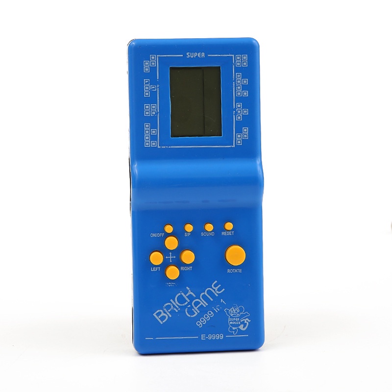 Máy chơi game xếp hình Tetris cầm tay màn hình LCD cổ điển tùy chọn màu sắc