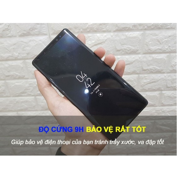 Miếng dán cường lực full keo UV cho Galaxy S7 Edge/ S8/ S8 Plus/ S9/ S9 Plus/ Note 8/ Note 9/ Note 10