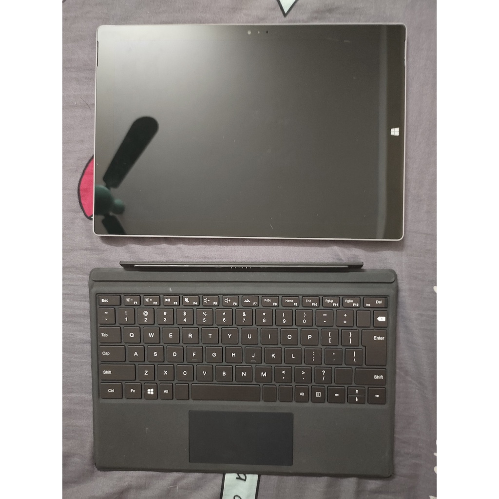 Máy Tính Bảng Laptop Microsoft Surface Pro 3, Màn Hình Cảm Ứng 2K, Kèm Bàn Phím + Nguồn Sạc