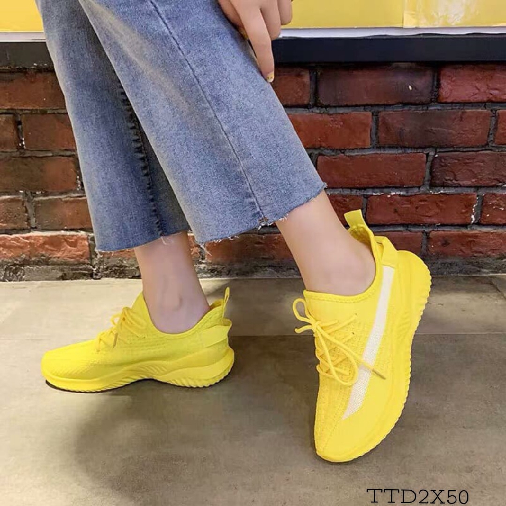 Giày Thể Thao Nữ YZ Đế Cao Su Trong (Fullbox) | BigBuy360 - bigbuy360.vn