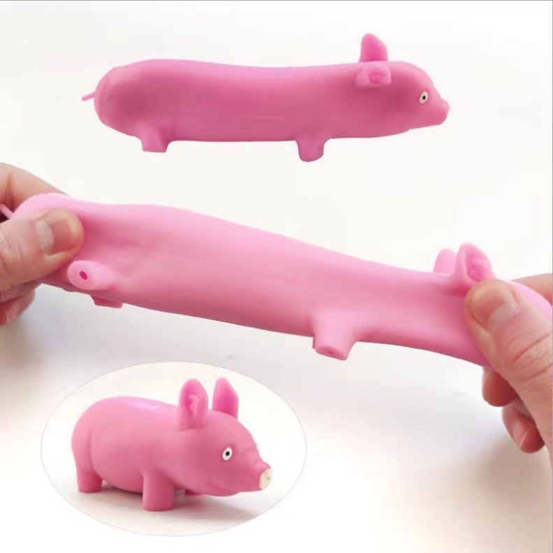 Squishy Heo Hồng Cát Gudetama Có Thể Kéo Dài Giải Trí Xả Stress Đáng Yêu Cực Vui Nhộn