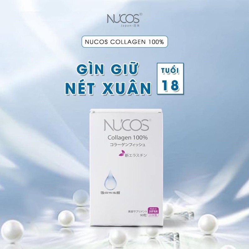 Viên uống săn chắc, ngăn tình trạng chảy xệ Nucos Collagen