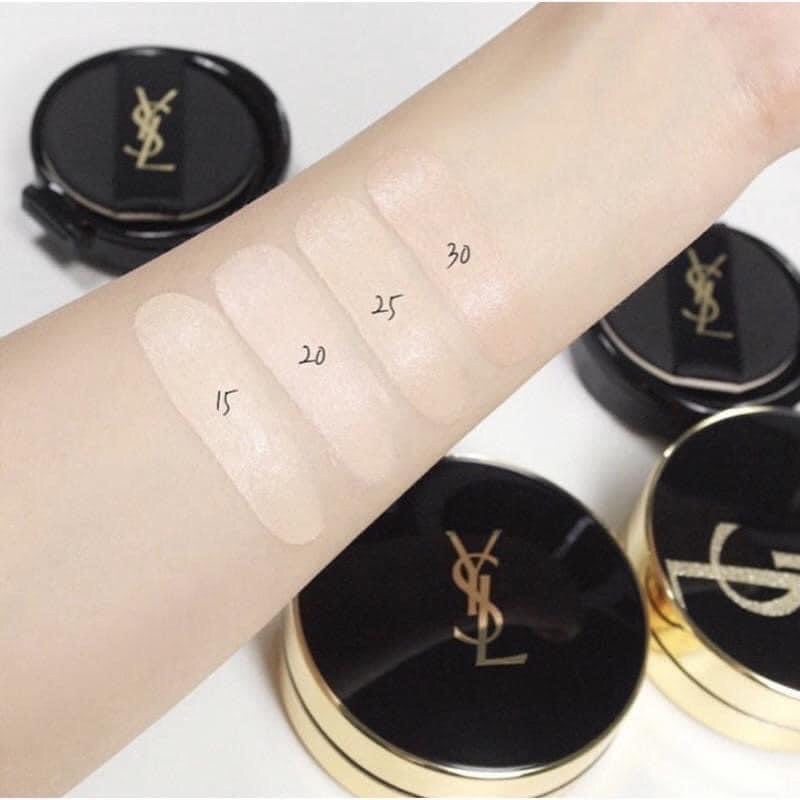 Phấn nước YSL LUMINOUS MATTE CUSHION FOUNDATION vỏ da LIMITED mini 5g