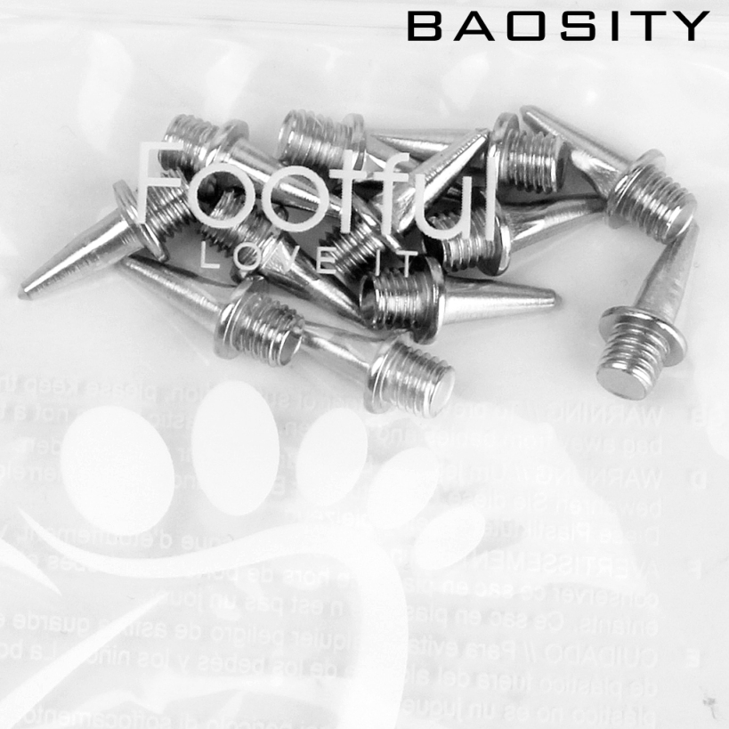 [BAOSITY]12pcs Sports Track Running Shoes Spikes Pins Repair Replacement Pyramid 13mm