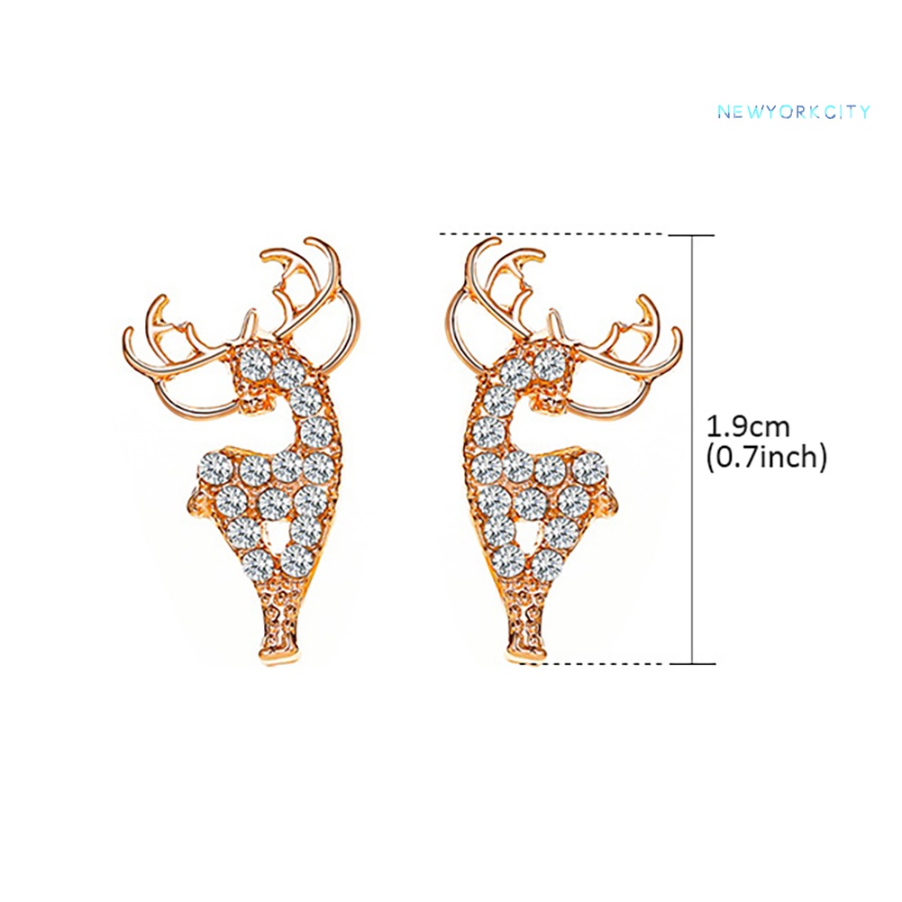 Khuyên Tai Hình Tuần Lộc Thời Trang Cho Nữ